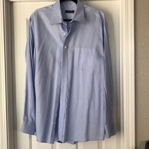 Blue dress shirt-like new